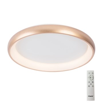 Azzardo AZ5076 - Plafoniera LED dimmerabile ANTONIO LED/80W/230V oro + telecomando