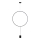 Azzardo AZ5264 - Lampadario a sospensione con filo LED dimmerabile CODUTTI LED/28W/230V nero