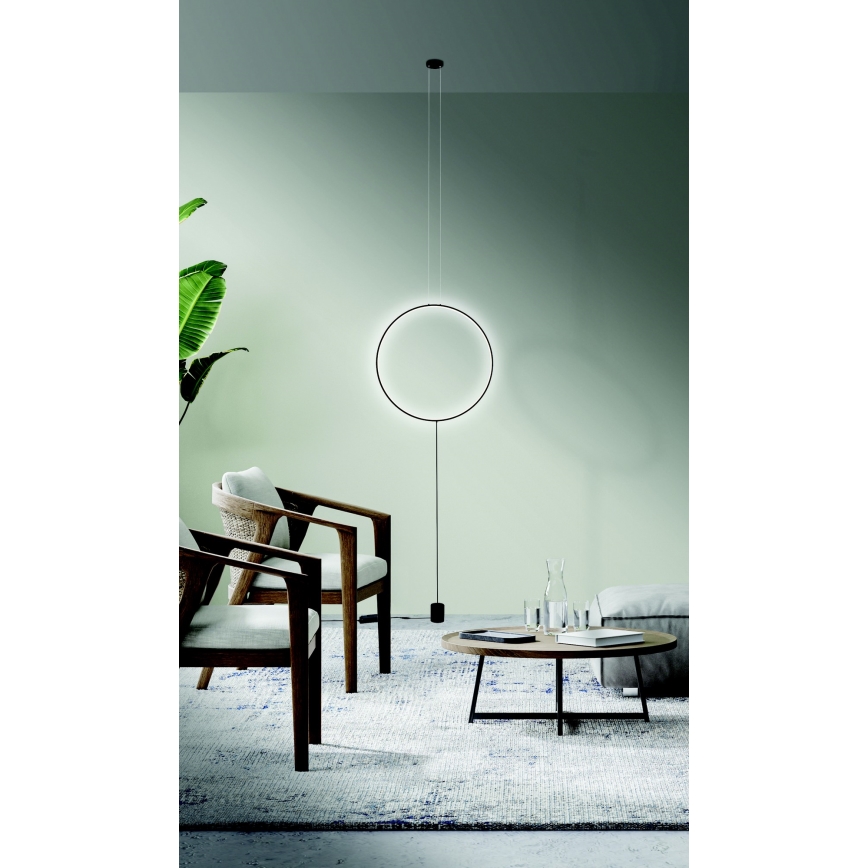 Azzardo AZ5264 - Lampadario a sospensione con filo LED dimmerabile CODUTTI LED/28W/230V nero