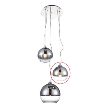Azzardo - Vetro di ricambio per lampadario BALL - piccolo diametro 18 cm