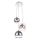Azzardo - Vetro di ricambio per lampadario BALL - piccolo diametro 18 cm