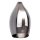 Azzardo - Vetro di ricambio per lampadario IZZA - nero diametro 13 cm