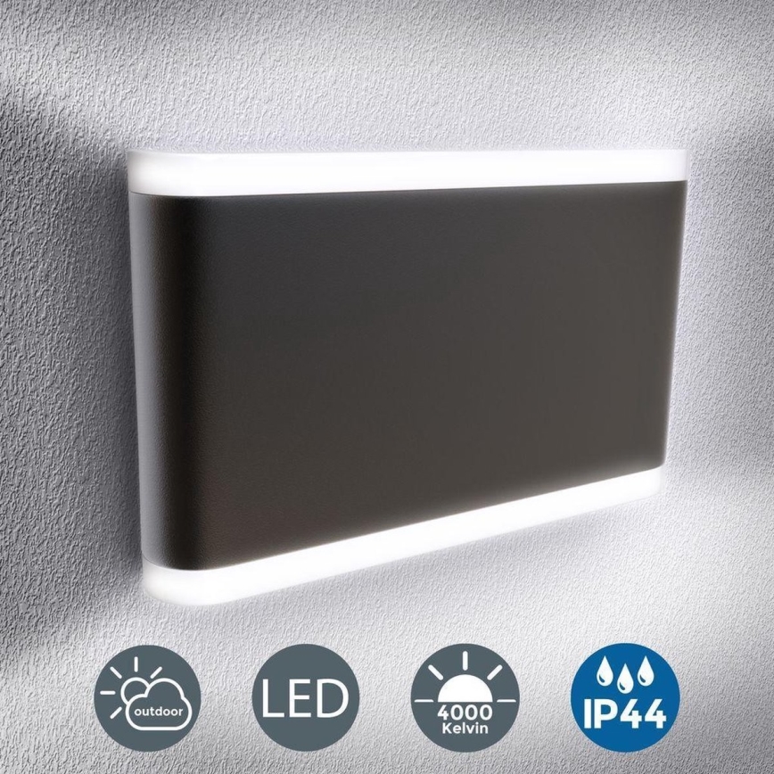 B.K. Licht 1184 - LED-Wandleuchte für den Außenbereich 2xLED/3,5W/230V IP44 4000K