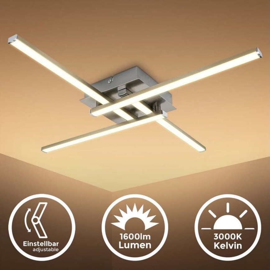 B.K. Licht 1315 - LED Deckenleuchte 4xLED/5W/230V