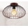 B.K. Licht 1471 - Aufsatzkronleuchter RETRO 1xE27/40W/230V Kupfer