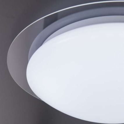 B.K.Licht BKL1025 - Plafoniera LED da bagno RGB ASKELLA LED/12W/230V IP44 + telecomando