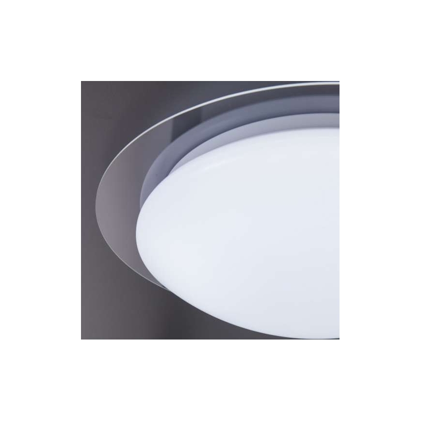 B.K.Licht BKL1025 - Plafoniera LED da bagno RGB ASKELLA LED/12W/230V IP44 + telecomando