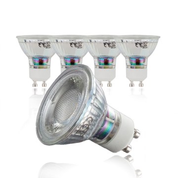 B.K.Licht - Confezione da 5 lampadine LED GU10/5W/230V 3000K