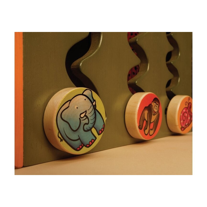 B-Toys - Cubo interattivo Zoo gomma fig