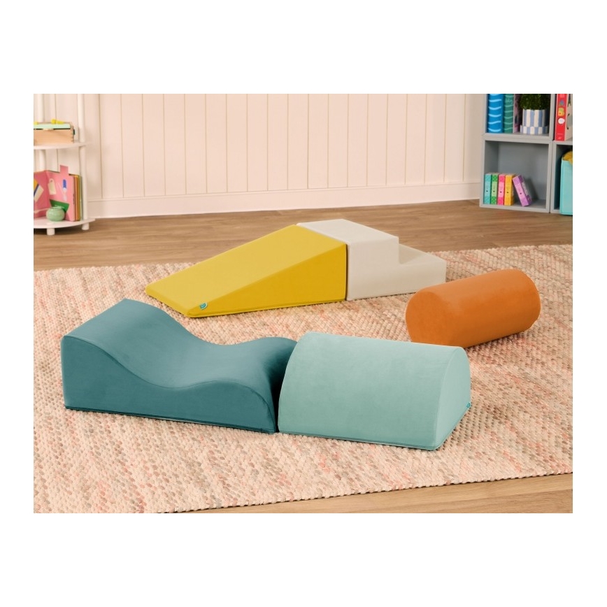 B-Toys - Blocchi di schiuma per bambini MAXI WONDERSHAPES 5 pezzi