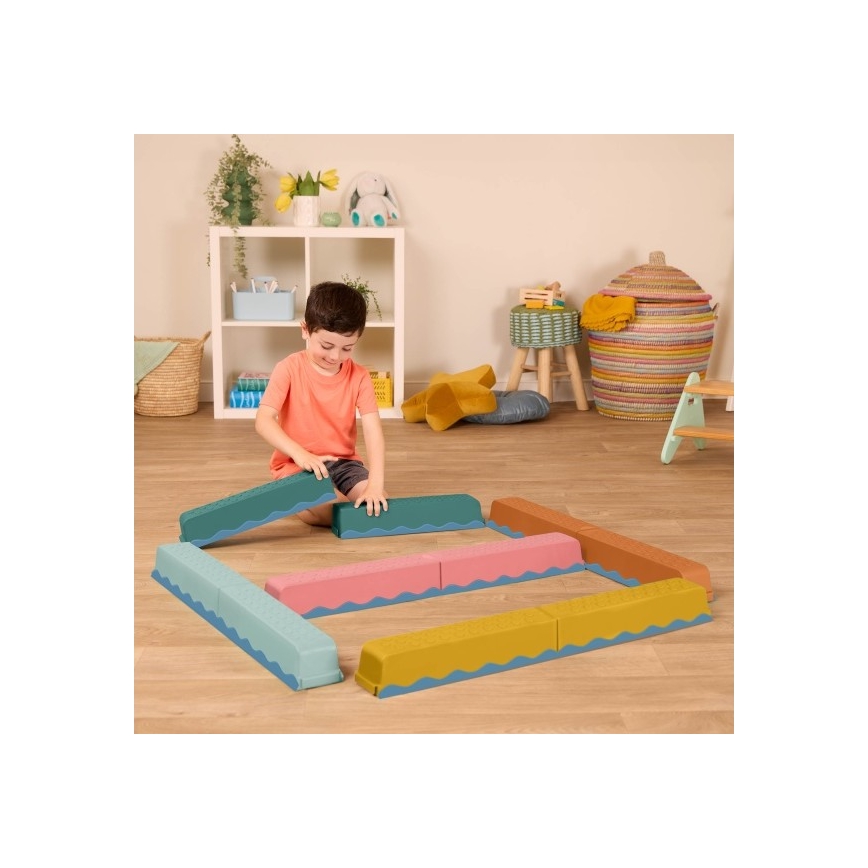 B-Toys - Percorso a ostacoli BALANCE & HOP 10 pezzi