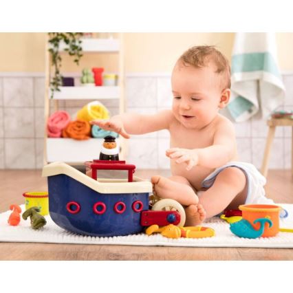 B-Toys - Set di giocattoli da bagno FISH & SPLISH