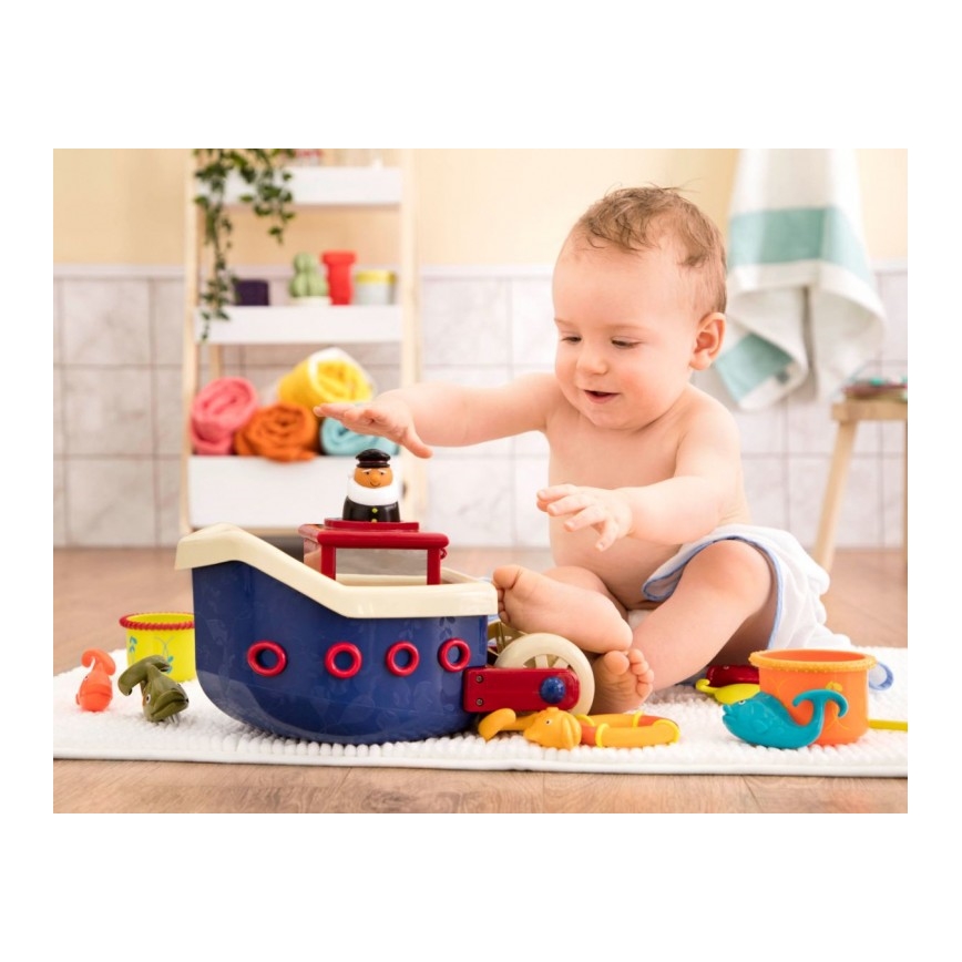 B-Toys - Set di giocattoli da bagno FISH & SPLISH