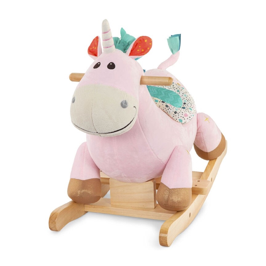 B-Toys - Unicorno a dondolo CLEO pioppo