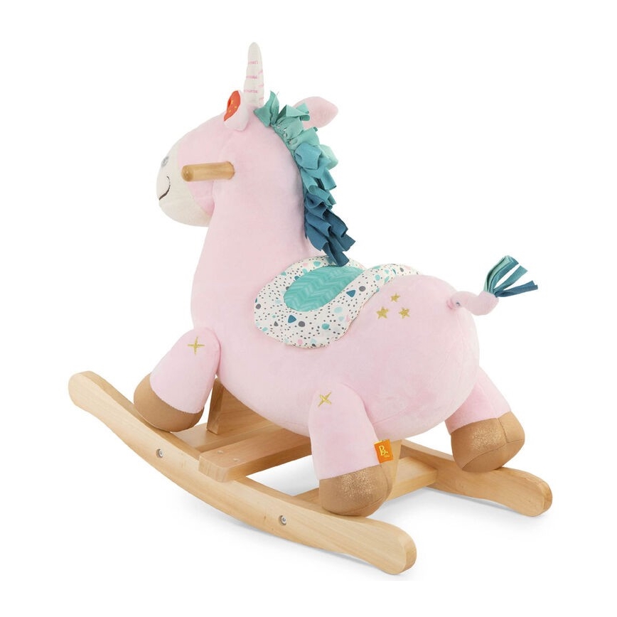 B-Toys - Unicorno a dondolo CLEO pioppo