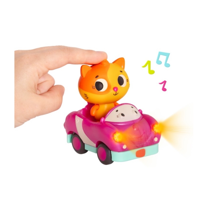 B-Toys - Voitures lumineuses avec mélodie 3xAG13