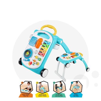 Baby Einstein – Baby-Lauflernhilfe mit Aktivitäten 4in1 MUSICAL MIX 'N ROLL