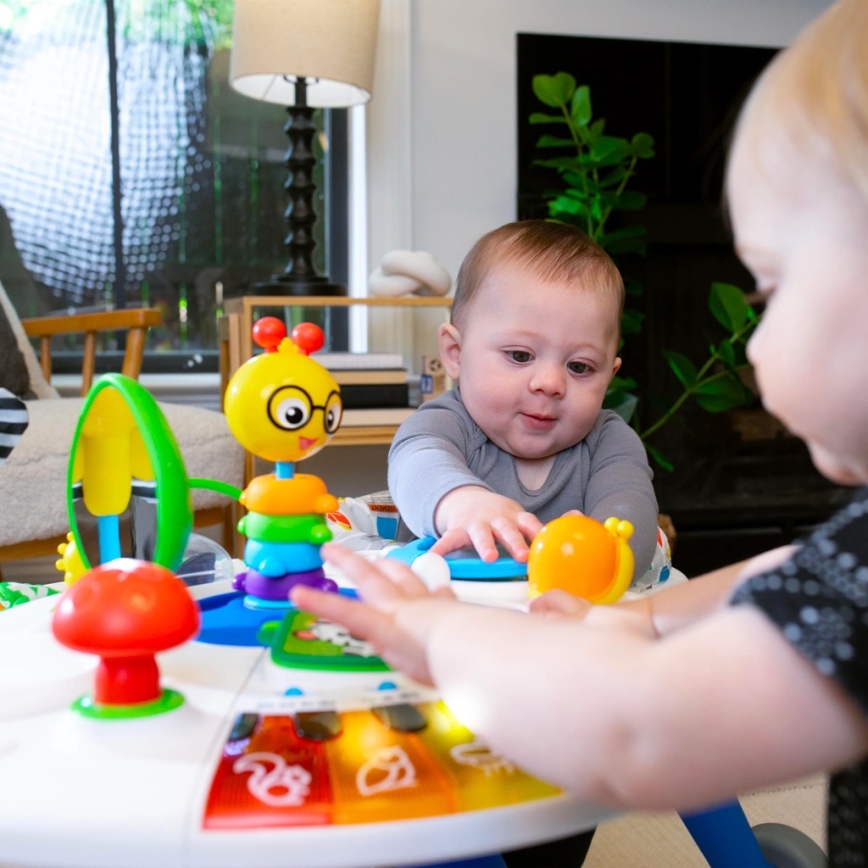 Baby Einstein - Centre d'activités 4-en-1 pour bébé AROUND WE GROW 3xAA