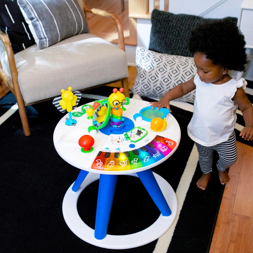 Baby Einstein - Centro attività 4 in 1 per bambini AROUND WE GROW, 3 batterie AA