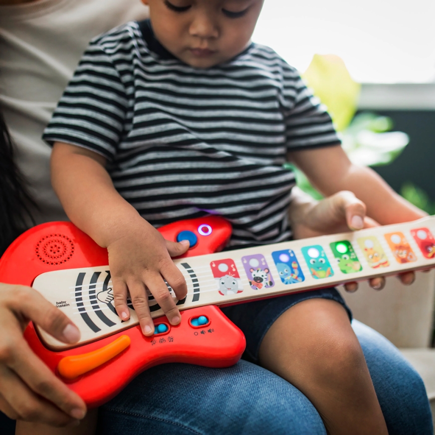 Baby Einstein - Chitarra giocattolo musicale in legno MAGIC TOUCH (3x AA)