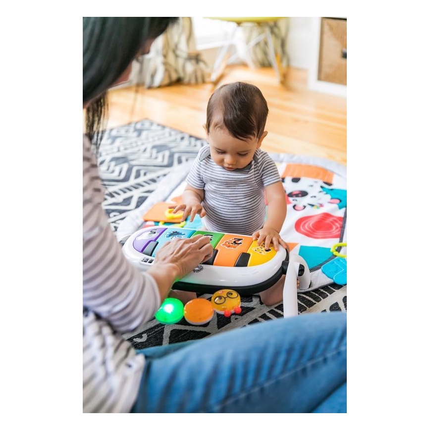 Baby Einstein - Coperta per bambini per giocare 4in1 KICKIN' TUNES