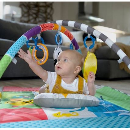 Baby Einstein - Coperta per bambini per giocare a 5in1 PATCH'S COLOR PLAYSPACE