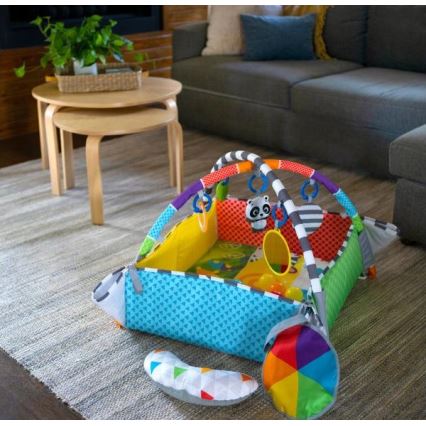 Baby Einstein - Coperta per bambini per giocare a 5in1 PATCH'S COLOR PLAYSPACE