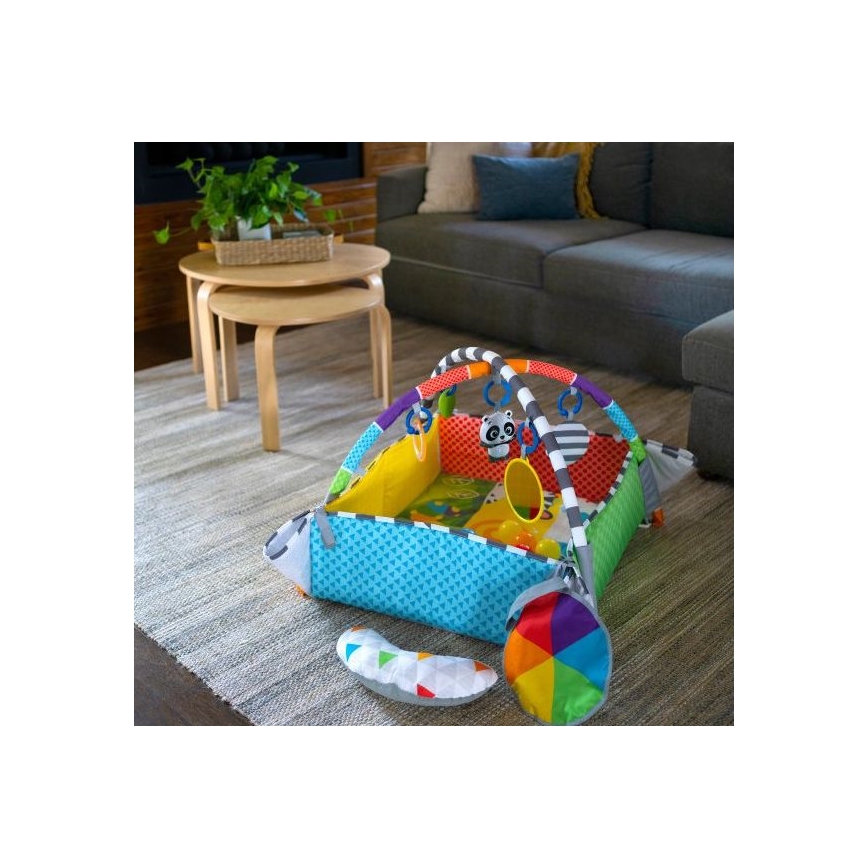 Baby Einstein - Coperta per bambini per giocare a 5in1 PATCH'S COLOR PLAYSPACE