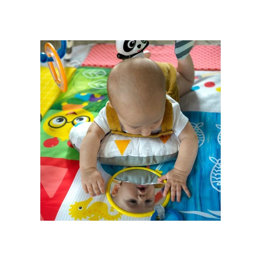 Baby Einstein - Coperta per bambini per giocare a 5in1 PATCH'S COLOR PLAYSPACE