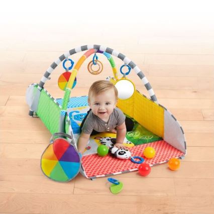 Baby Einstein - Coperta per bambini per giocare a 5in1 PATCH'S COLOR PLAYSPACE