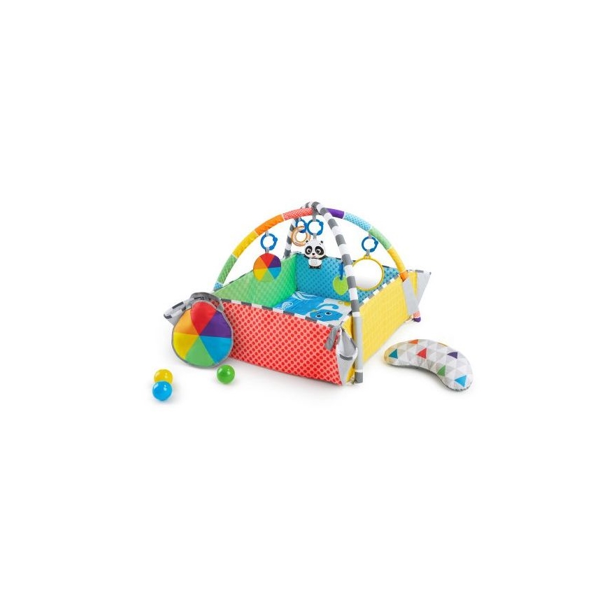 Baby Einstein - Coperta per bambini per giocare a 5in1 PATCH'S COLOR PLAYSPACE