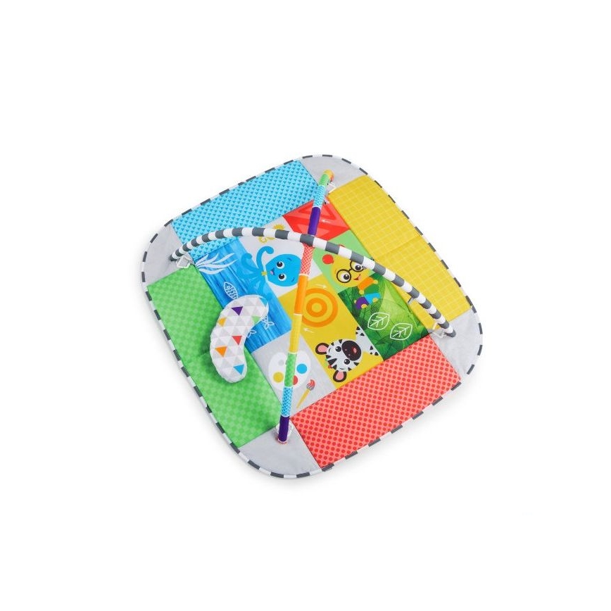 Baby Einstein - Coperta per bambini per giocare a 5in1 PATCH'S COLOR PLAYSPACE