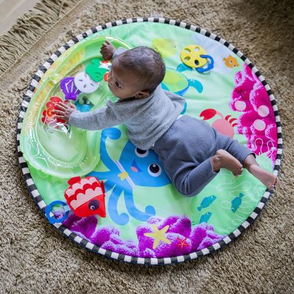 Baby Einstein - Couverture de jeu enfant avec matelas d'eau 2en1 SEA FLOOR EXPLORERS