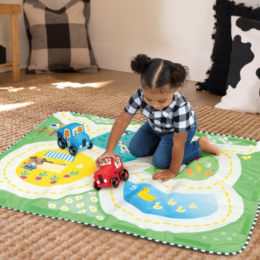 Baby Einstein - Tapis de jeu pour bébé BUSY BARNYARD 4xAA