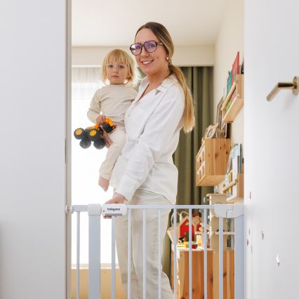 BabyOno - Barrière de sécurité 75-96 cm blanche