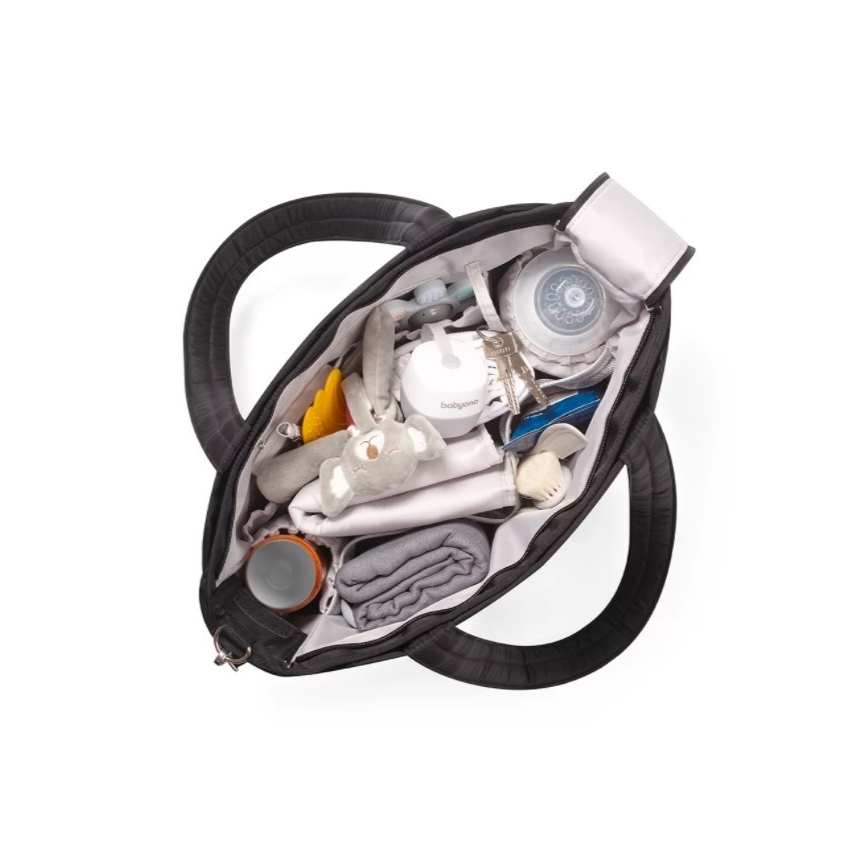 BabyOno - Borsa fasciatoio per culle Best Time Ever nero