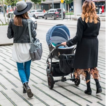 BabyOno - Borsa fasciatoio per culle Coco nero