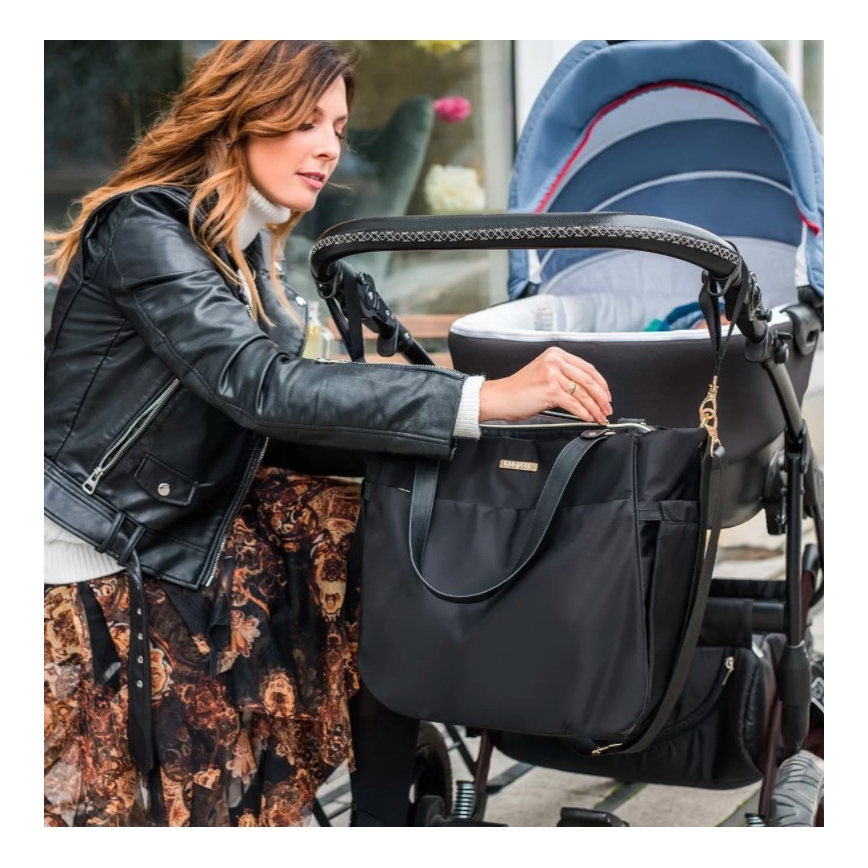 BabyOno - Borsa fasciatoio per culle Coco nero