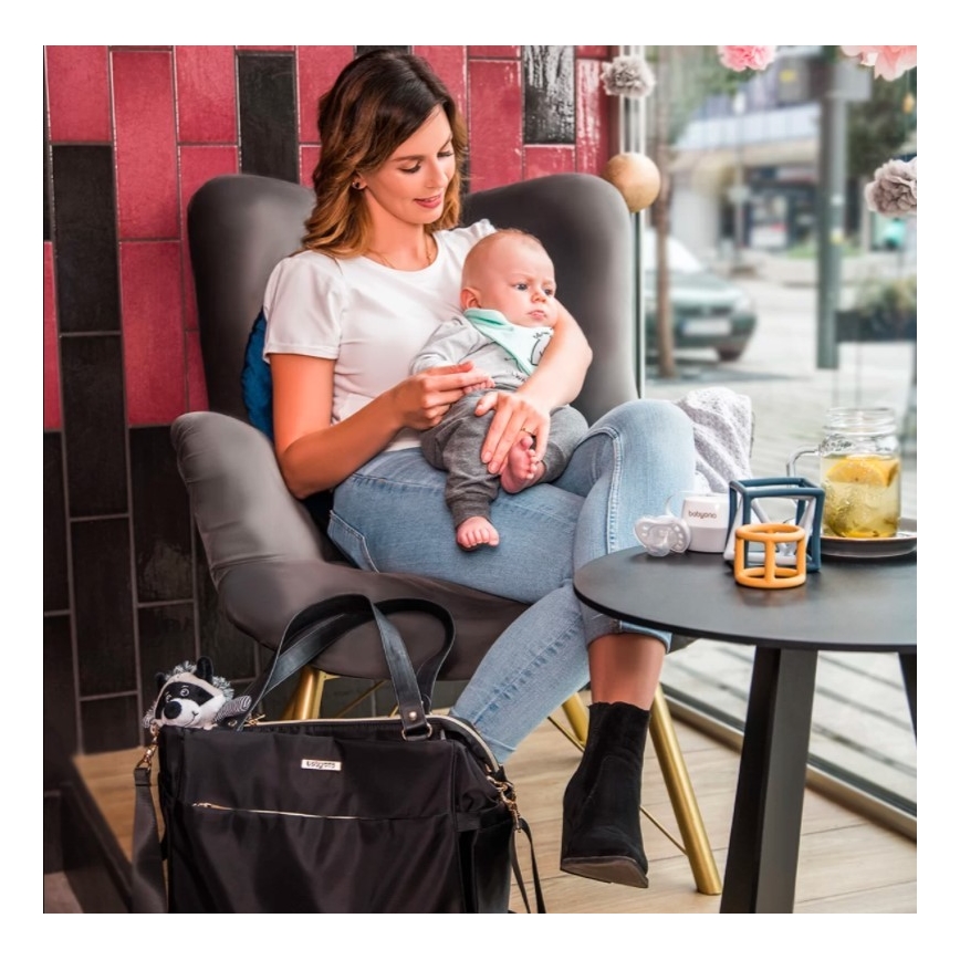 BabyOno - Borsa fasciatoio per culle Coco nero