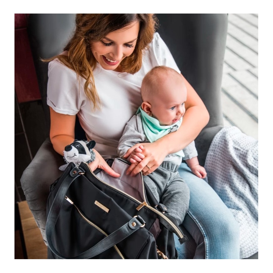 BabyOno - Borsa fasciatoio per culle Coco nero