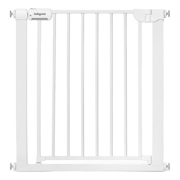 BabyOno - Cancello di sicurezza regolabile 75-96 cm, bianco