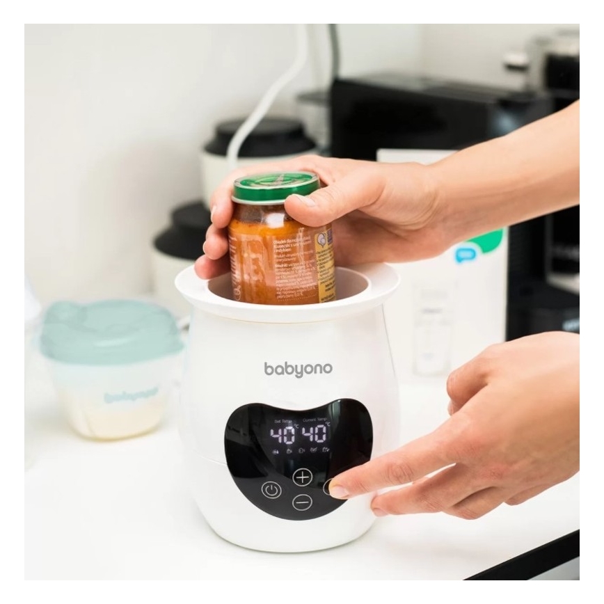 BabyOno - Chauffe-biberon et stérilisateur d'aliments pour bébés HONEY