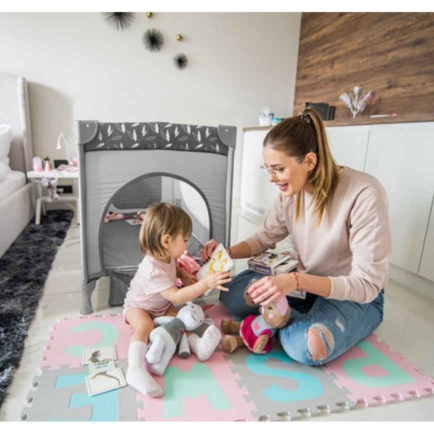 BabyOno - Culla da viaggio BASIC grigio