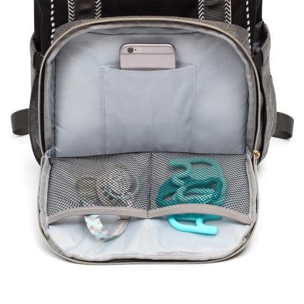 BabyOno - Sac à dos de rechange pour poussette Oslo Style noir