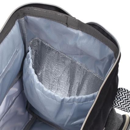 BabyOno - Sac à dos de rechange pour poussette Oslo Style noir