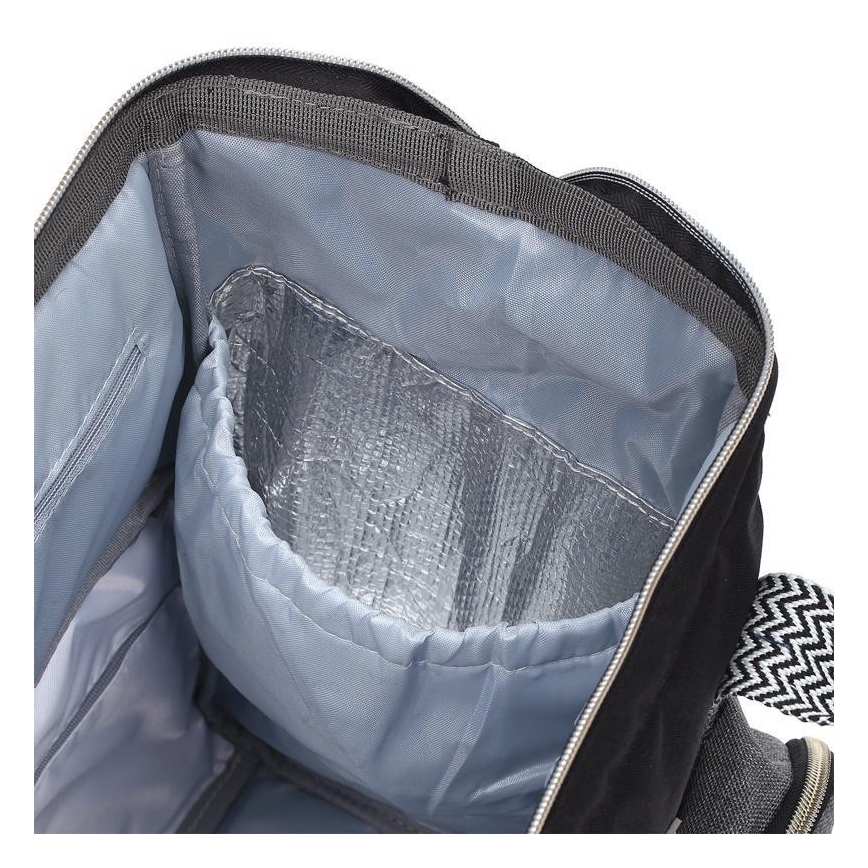 BabyOno - Sac à dos de rechange pour poussette Oslo Style noir
