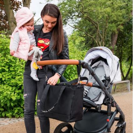 BabyOno - Sac à langer pour poussette Best Time Ever noir