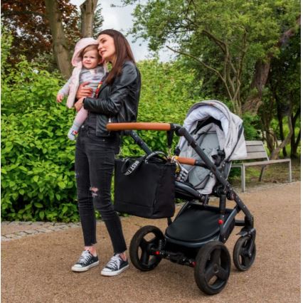 BabyOno - Sac à langer pour poussette Best Time Ever noir
