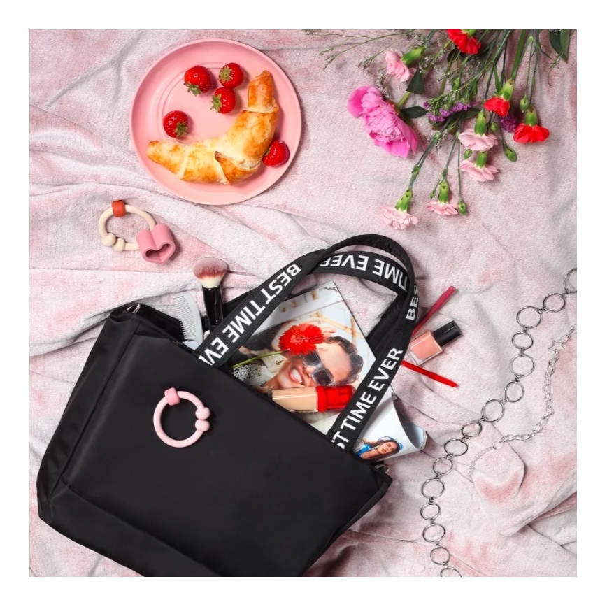 BabyOno - Sac à langer pour poussette Best Time Ever noir