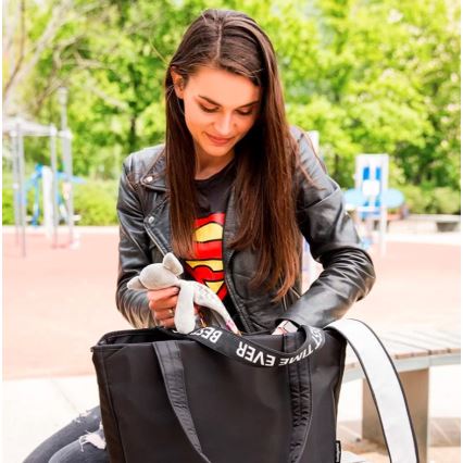 BabyOno - Sac à langer pour poussette Best Time Ever noir